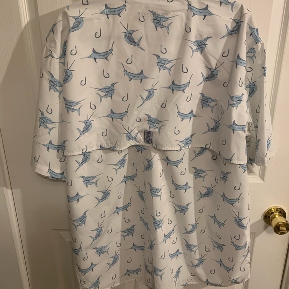 American Fishing Tackle Co. Nautical Fishing Short Sleeve Shirt - Picture 2 of 11